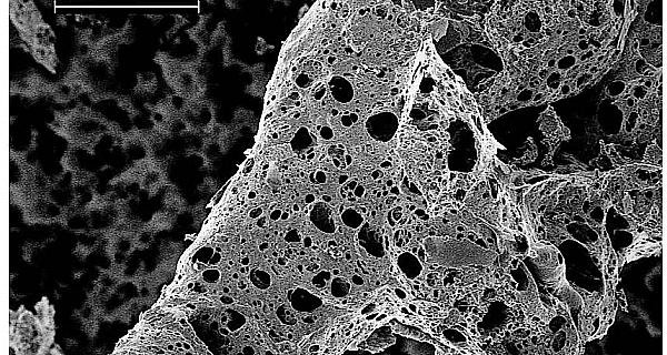 Porézní struktura oxidu praseodymito-praseodymičitého